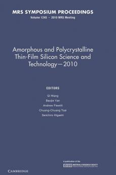 Amorphous and Polycrystalline Thin-Film Silicon Science and Technology - 2010