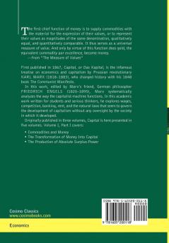 Capital: A Critique of Political Economy - Vol. I-Part I: The Process of Capitalist Production: 1
