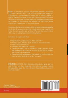 The Writings & Speeches of Edmund Burke: Volume V - Observations on the Conduct of the Minority; Thoughts and Details on Scarcity; Three Letters to a: 5