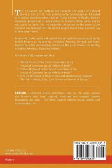 The Writings & Speeches of Edmund Burke: Volume VIII - Reports on the Affairs of India; Articles of Charge of High Crimes and Misdemeanors Against War
