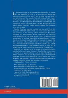 A Library of the World's Best Literature - Ancient and Modern - Vol. X (Forty-Five Volumes); Colman-Dalin
