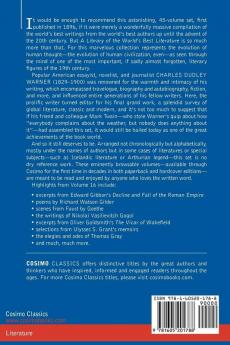 A Library of the World's Best Literature - Ancient and Modern - Vol. XVI (Forty-Five Volumes); Gellius-Greek Anthology: 16