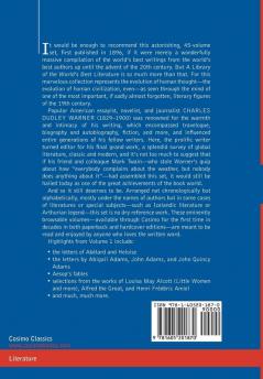 A Library of the World's Best Literature - Ancient and Modern - Vol. I (Forty-Five Volumes); Abelard - Amiel: 1