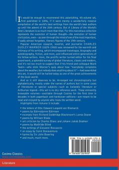 A Library of the World's Best Literature - Ancient and Modern - Vol. V (Forty-Five Volumes); Bismarck - Brandt: 5
