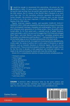 A Library of the World's Best Literature - Ancient and Modern - Vol.XL (Forty-Five Volumes); Songs Hymns Lyrics: 40