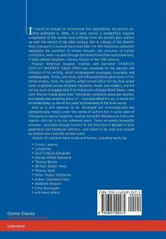A Library of the World's Best Literature - Ancient and Modern - Vol.XLI (Forty-Five Volumes); Songs Hymns Lyrics: 41