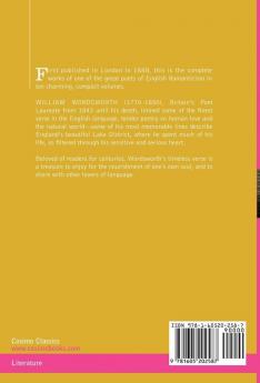 The Complete Poetical Works of William Wordsworth in Ten Volumes - Vol. I: Early Poems: 1