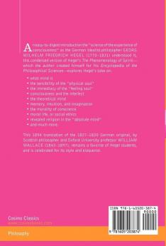 Philosophy of Mind: Translated from the Encyclopedia of the Philosophical Sciences with Five Introductory Essays by William Wallace