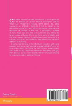 Philosophy of Right (Cosimo Classics Philosophy)