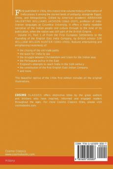 History of India in Nine Volumes: Vol. VI - From the First European Settlements to the Founding of the English East India Company