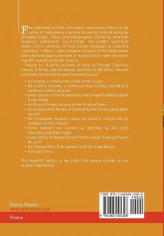 History of India in Nine Volumes: Vol. IX - Historic Accounts of India by Foreign Travellers Classic Oriental and Occidental