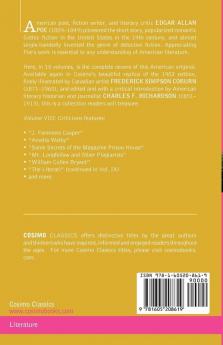 The Complete Works of Edgar Allan Poe Vol. VIII (in Ten Volumes): Criticisms