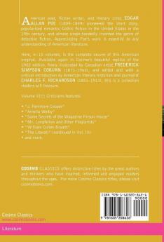 The Complete Works of Edgar Allan Poe Vol. VIII (in Ten Volumes): Criticisms: 8