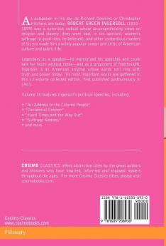 The Works of Robert G. Ingersoll Vol. IX (in 12 Volumes): 9