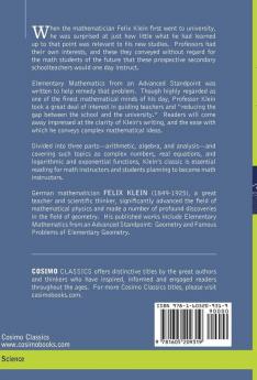 Elementary Mathematics from an Advanced Standpoint: Arithmetic Algebra Analysis