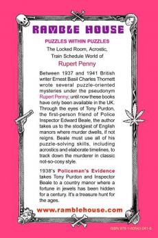 Policeman's Evidence TPB