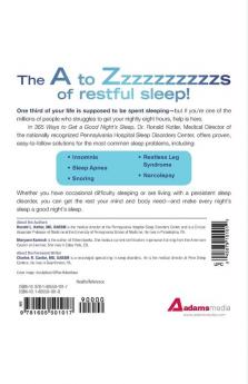 365 Ways to Get a Good Night's Sleep