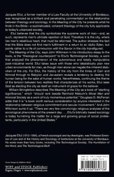 The Meaning of the City