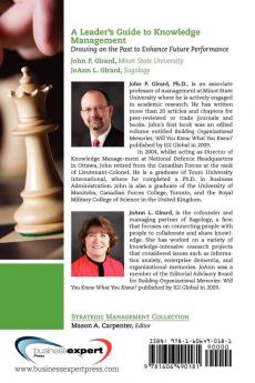 A Leader's Guide to Knowledge Management