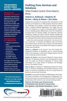 Profiting From Services and Solutions