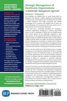 Strategic Management of Healthcare Organizations