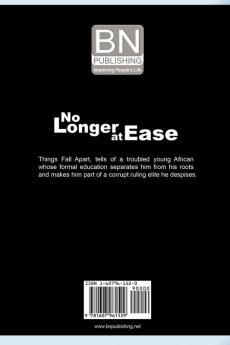 No Longer at Ease by Chinua Achebe (the author of Things Fall Apart)