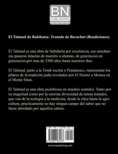 El Talmud de Babilonia: Tratado de Berajot (Bendiciones)