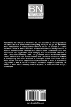 The CIA Document of Human Manipulation