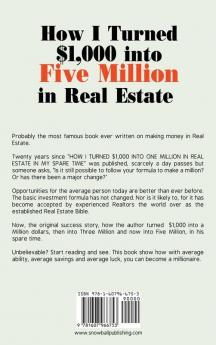 How I Turned $1000 Into Five Million in Real Estate in My Spare Time