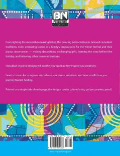 Hanukkah Coloring & Activity Book: Colorful Chanukah A Fun Relaxing and Stress-Relieving Coloring Book for Adults and Kids