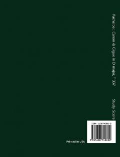 Canon and Gigue in D major T 337