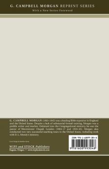 The Westminster Pulpit Vol. I: The Preaching of G. Campbell Morgan (G. Campbell Morgan Reprint)