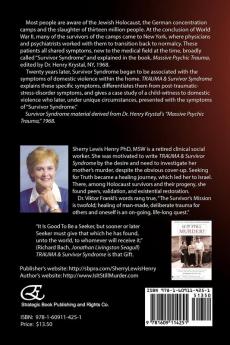 Trauma & Survivor Syndrome: Effects on Children Who Witness Domestic Violence