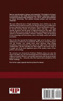 The Right to Privacy