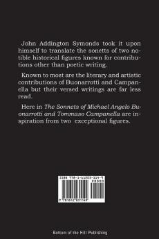 The Sonnets of Michael Angelo Buonarotti and Tommaso Campanella