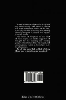 A Book of Private Prayers