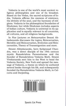 Five Lectures on Reincarnation - Vedanta Philosophy