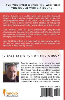 How to Write a Book