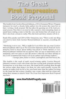 The Great First Impression Book Proposal