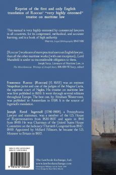 A Manual of Maritime Law