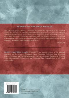 Handbook on the Construction and Interpretation of the Laws