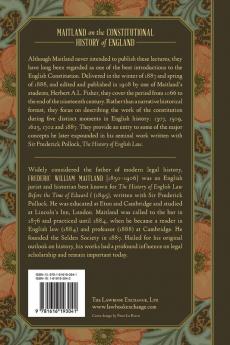The Constitutional History of England