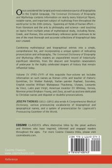 The Universal Dictionary of Biography and Mythology Vol. IV (in Four Volumes): Pro - Zyp
