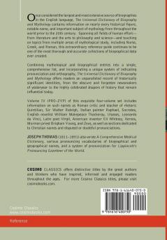 The Universal Dictionary of Biography and Mythology Vol. IV (in Four Volumes): Pro - Zyp