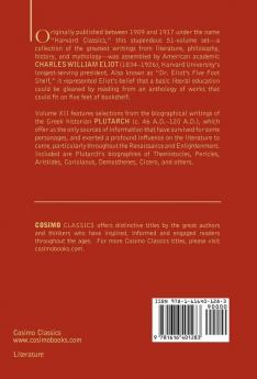 Plutarch's Lives: The Five Foot Shelf of Classics Vol XII (in 51 Volumes): 12