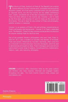 The Works of Plato Vols. I & II (in 4 Volumes): Analysis of Plato & the Republic