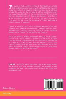 The Works of Plato Vol. III (in 4 Volumes): The Trial and Death of Socrates