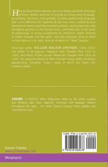 How to Read Human Nature: Its Inner States and Outer Forms