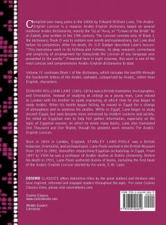 An Arabic-English Lexicon (in Eight Volumes) Vol. IV: Derived from the Best and the Most Copious Eastern Sources: 4