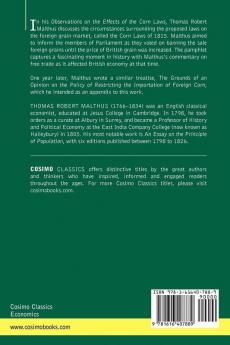 Observations on the Effects of the Corn Laws and of a Rise or Fall in the Price of Corn on the Agriculture and General Wealth of a Country